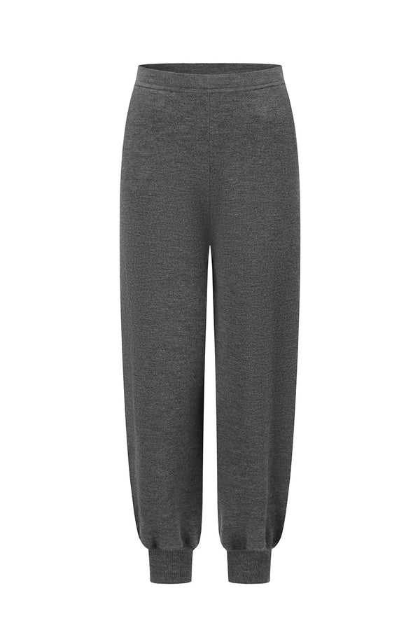 SWAYING 24 Early Fall Wool Jogging Pants SW-SW24PF3B11-HUI Gray